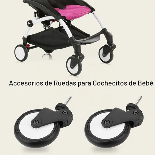 Vista 3 de Meiyya Herramienta de repuesto para cochecito de bebé, accesorio de rueda de cochecito, resistente al desgaste para Yoyo para Kiddopotamus