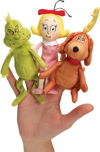 Vista 6 de Manhattan Toy Marioneta de mano Dr. Seuss Thing 1 y 2