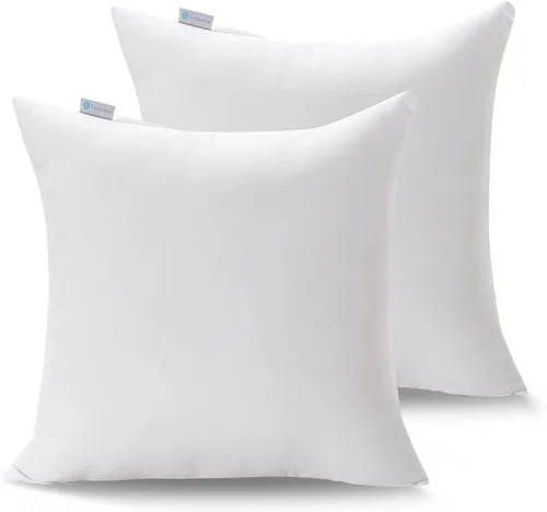 Vista 8 de Acanva Insertos de almohada decorativos para sofá, cama, sofá y silla, relleno de forma cuadrada con microfibra de poliéster de alta calidad, 2