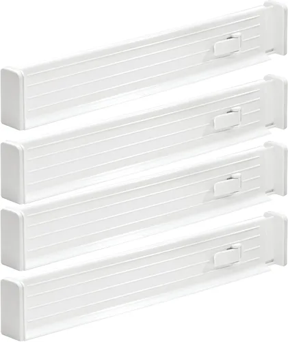 Vista 10 de mDesign - Organizador de cajón expandible de 2.5 pulgadas de alto