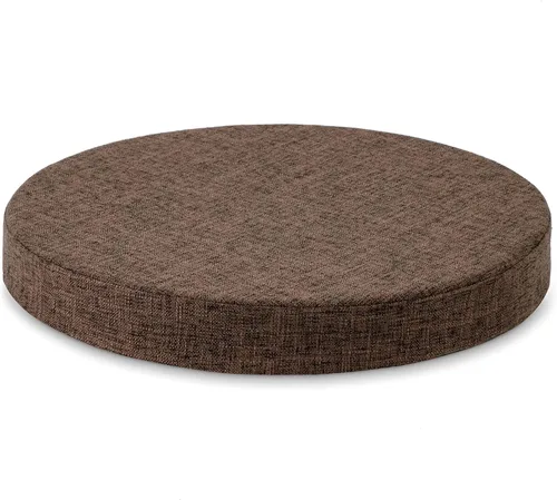 Vista 17 de Tromlycs Almohadilla de Cojín de Asiento Redondo para Silla de 14 Pulgadas para Sillas de Taburete Circular Cojín de Espuma Decorativo Beige