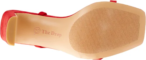 Vista 5 de The Drop Women's Avery Square Toe Two Strap High Heeled Sandal