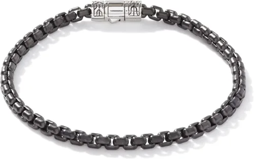 Vista 4 de John Hardy Pulsera de cadena de caja de 0.157 in para hombre, colección de cadena clásica