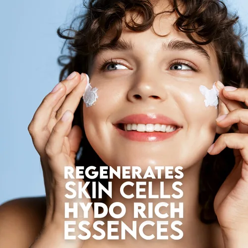 Vista 11 de WBM Crema de noche restauradora para el rostro, hidratante antienvejecimiento con esencia hidro-rica. Crema facial renovadora para la piel para un