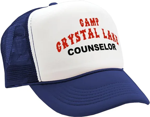 Vista 4 de Camp Crystal Lake Counselor - Halloween - Gorra de camionero estilo retro vintage