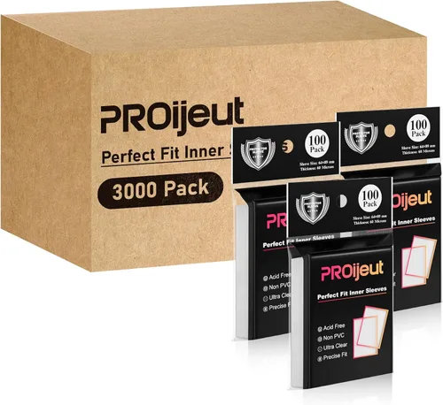 Vista 10 de Paquete de 600 fundas transparentes para tarjetas, ajuste perfecto, ideal para doble funda, funda para tarjetas intercambiables, compatible