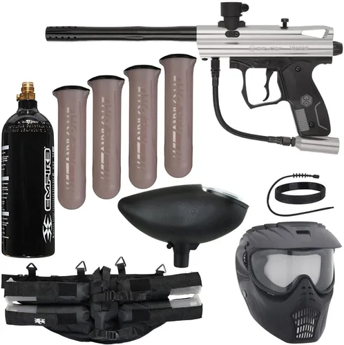 Vista 7 de Action Village Kit de Paquete de Pistola de Paintball Kingman Spyder Epic (Victor)