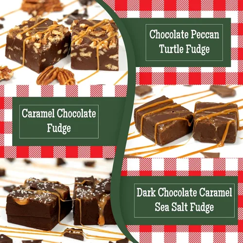 Vista 6 de Valley Fudge, caja de regalo para amantes del caramelo, dulce de azúcar artesanal fresco, mantequilla real, caramelo gourmet a granel, envuelto