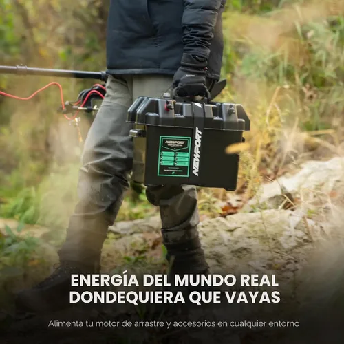 Vista 4 de Motor para pesca Newport Vessels caja de potencia inteligente de baterías centro negro