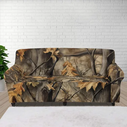 Vista 67 de Boatee Fundas de sofá de 1 pieza con diseño de copo de nieve azul, fundas elásticas para sofá, 1 cojín, protección de muebles, decoración para sala