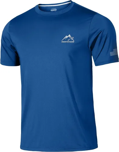 Vista 8 de NORTHYARD Camisetas de entrenamiento para correr para hombre, secado rápido Verde Armada (ArmyGreen)
