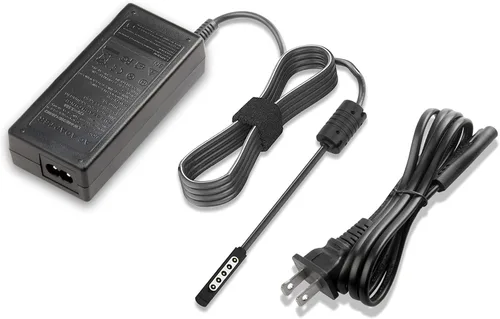 Vista 6 de Cargador Surface Pro 1 Pro 2 Pro RT, adaptador de fuente de alimentación de superficie de 43 W, 12 V, 3.58 A, cable de alimentación para Microsoft