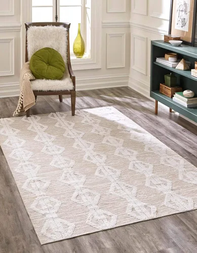 Vista 16 de Unique Loom Sabrina Soto Casa Collection - Alfombra de área - Palma (2 pies 3 pulgadas x 6 pies 1 pulgada, gris antracita/marfil)