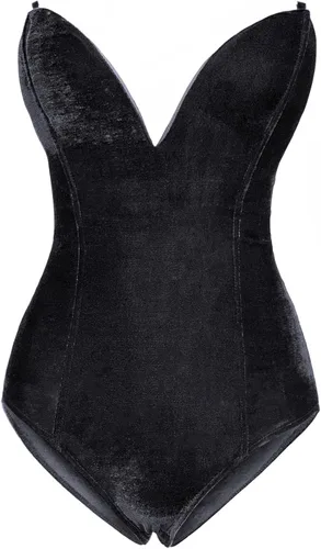 Vista 2 de Disfraz de conejita de anime para mujer, traje de una pieza, con cinta para la cabeza, conjunto de catsuit de cosplay de Halloween