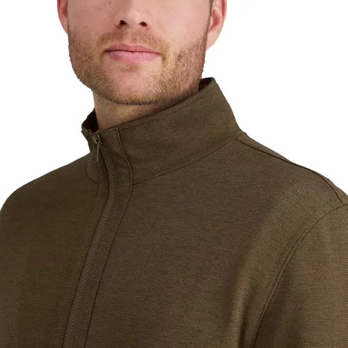 Vista 2 de Haggar Camisa de manga larga con cremallera para hombre