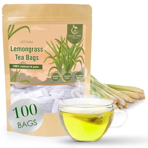 Vista 17 de NHAT ANH FARM - Bolsas de té de hoja de laurel premium, 40 bolsas de té, hoja de laurel seca 100% natural, té de hierbas naturalmente dulce, sin
