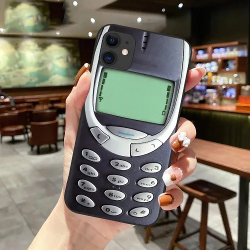 Vista 7 de YHan Compatible con iPhone 16 Funda, Bonita Funda 3D Divertida de Silicona Suave con Diseño Retro Elegante Fundas Protectoras. Compatible con Nokia.