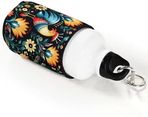 Vista 2 de Polish Folk Art Pattern Coffee Cup Sleeve Reusable Iced Coffee Sleeve Cup Insulator Non-slip Standard Can Sleeves Impermeable Beer Bottle Sleeves