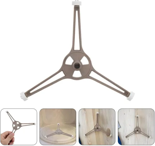 Vista 9 de 2 Pcs Turntable Ring Plastic Tray Support Roller Guide Replacement