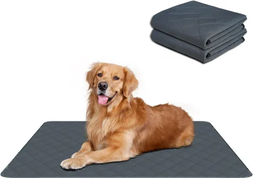 Vista 9 de RIOUSSI - Almohadillas reutilizables para orina para perros, cachorros, lavables, absorbentes, a prueba de fugas Soft Material Non-Slip Bottom