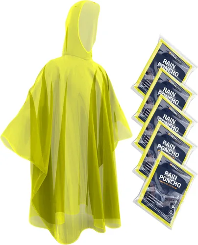 Vista 16 de Hagon PRO - Ponchos de lluvia desechables para adultos (paquete de 5)