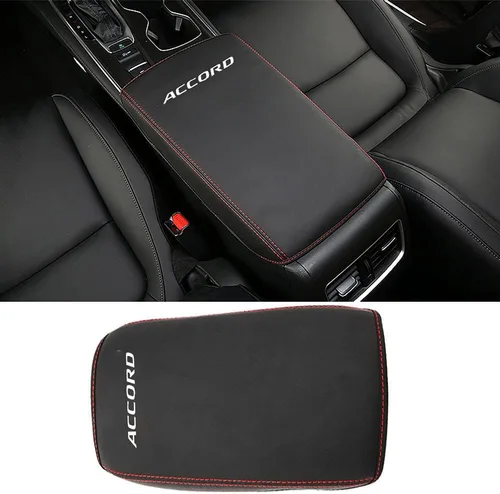 Vista 9 de LEXLEY Funda de Caja de Reposabrazos Almohadilla de Consola Central Impermeable Antiarañazos Cubiertas Protectoras de Cuero Para Honda Accord 2018