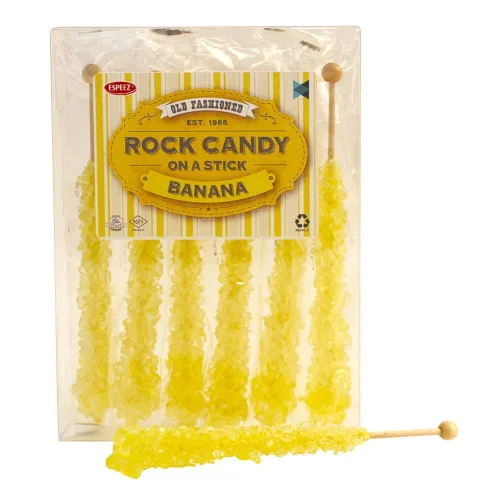 Vista 10 de Palitos de caramelo de roca extragrandes: 12 paletas de cereza rosa – envueltas individualmente – Palitos de caramelo de roca de cristal