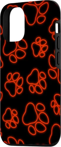 Vista 2 de Funda para iPhone 15 Orange Cat Paws
