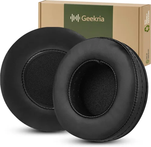 Vista 8 de Geekria Almohadillas de repuesto para auriculares inalámbricos Skullcandy Hesh, Hesh 2, Hesh 2 (negro)