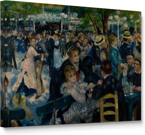Vista 14 de Niwo ART - Montañas y mar, serie de pinturas más famosas del mundo, lienzo de pared para decoración del hogar, envoltura de galería, estirado