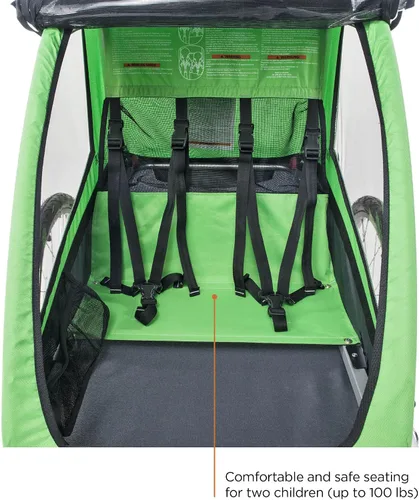 Vista 10 de Thule Cadence - Remolque de bicicleta de 2 asientos