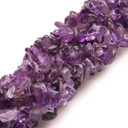 Vista 20 de GEM-Inside - Chips de piedra de cristal para hacer joyas, cuentas sueltas de forma libre con agujero para hacer pulseras, collares, adultos, 34