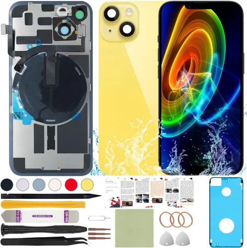 Vista 54 de Funda trasera de repuesto compatible con iPhone 8 de 4.7" + Herramientas profesionales (Gris espacial) Incluye herramientas profesionales, cinta