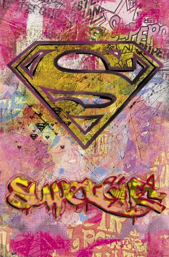 Vista 12 de Trends International DC Comics - Supergirl Wall Poster, 14.725" x 22.375", Barnwood Framed Version