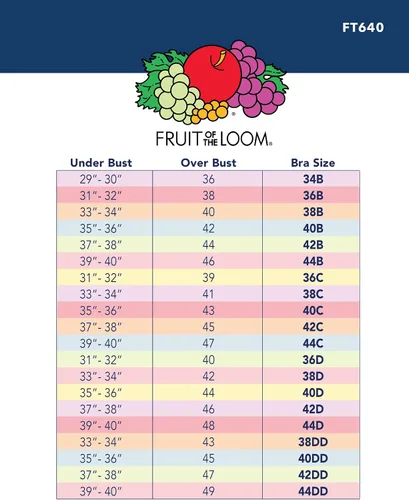 Vista 6 de Fruit of the Loom Brasier push-up sin costuras para mujer, suave, cómodo y de apoyo