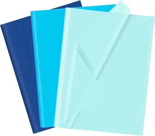 Vista 13 de Papel de seda naranja, 60 hojas de papel de seda amarillo para bolsas de regalo, manualidades de otoño de Halloween, bricolaje, papel de seda