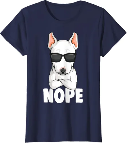 Vista 31 de Camiseta de perro Bull Terrier para niños y mujeres, Negro