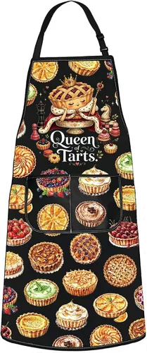 Vista 8 de WZMPA Delantal ajustable Queen Of The Cakes para los amantes de los pasteles Hazlo dulce Ap