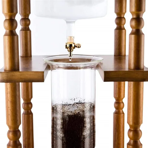 Vista 5 de Percolador - Cafetera para goteo, cafetera con goteo, máquina de café fría para café o tetera de vidrio