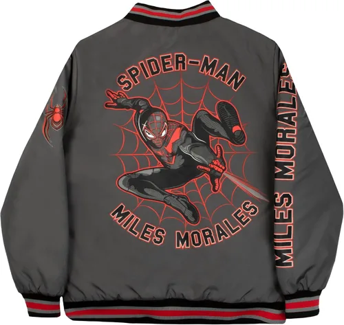 Vista 2 de Marvel Superheroes - Chaqueta bomber para niños, Avengers y Spider-Man Bomber