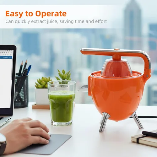Vista 3 de Electric Citrus Juicer Squeezer, Portable Automatic Juice Squeezer, Pulp Separation, Quickly Extract Juice, Small Electric Juice Machine for Home Use