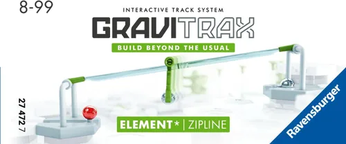 Vista 7 de Ravensburger GraviTrax Element Zipline. Se puede combinar con todas las líneas de productos GraviTrax y juguetes de construcción para niños a partir