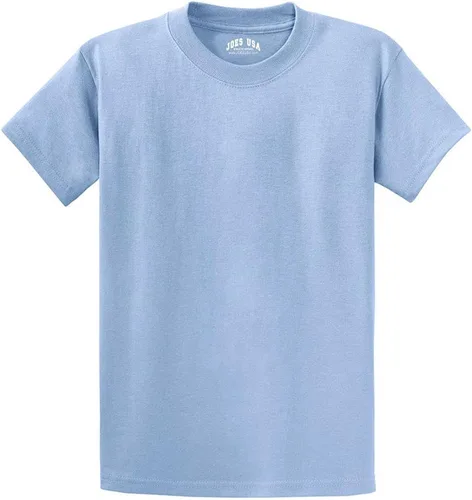 Vista 49 de Joe's USA Playeras pesadas de 6.1 onzas, 100% algodón para hombres en tallas regular, grande y alta Negro azabache