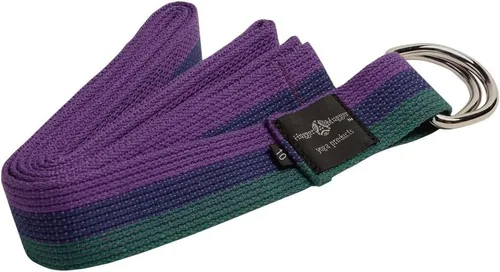 Vista 10 de Hugger Mugger Correa de yoga de algodón con anillo en D, algodón súper fuerte, hebilla de anillo en D de metal, múltiples longitudes disponibles