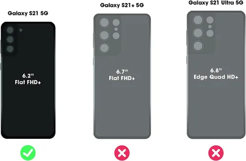 Vista 2 de OtterBox Protector de pantalla transparente para Galaxy S21 5G (solo no es compatible con Plus o Ultra), transparente