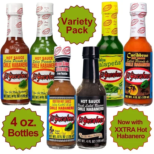 Vista 9 de El Yucateco Paquete variado de salsa picante - 6 sabores