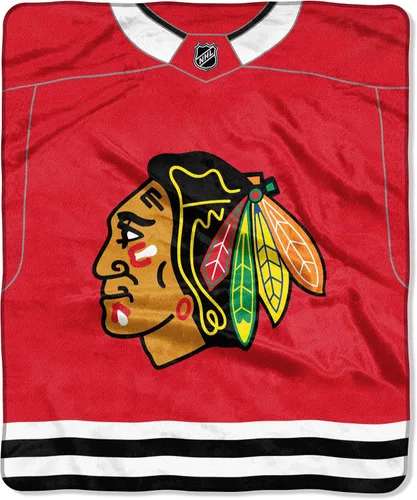 Vista 60 de Northwest NHL Unisex-Adult Raschel Throw Blanket rojo (Inspired)