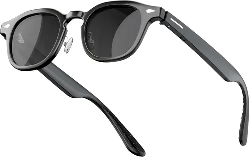 Vista 10 de Lentes inteligentes, lentes de sol polarizados con altavoz Bluetooth 5.4 de oído abierto, protección UV atlético/exterior y compatible con asistente