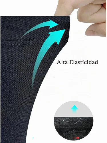 Vista 6 de Equipo de protección de voleibol, 1 par de mangas elásticas negras con almohadillas de látex para deportes