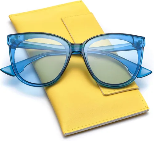 Vista 2 de mosanana Gafas de sol de ojo de gato de moda para las mujeres de gran tamaño estilo MS51802